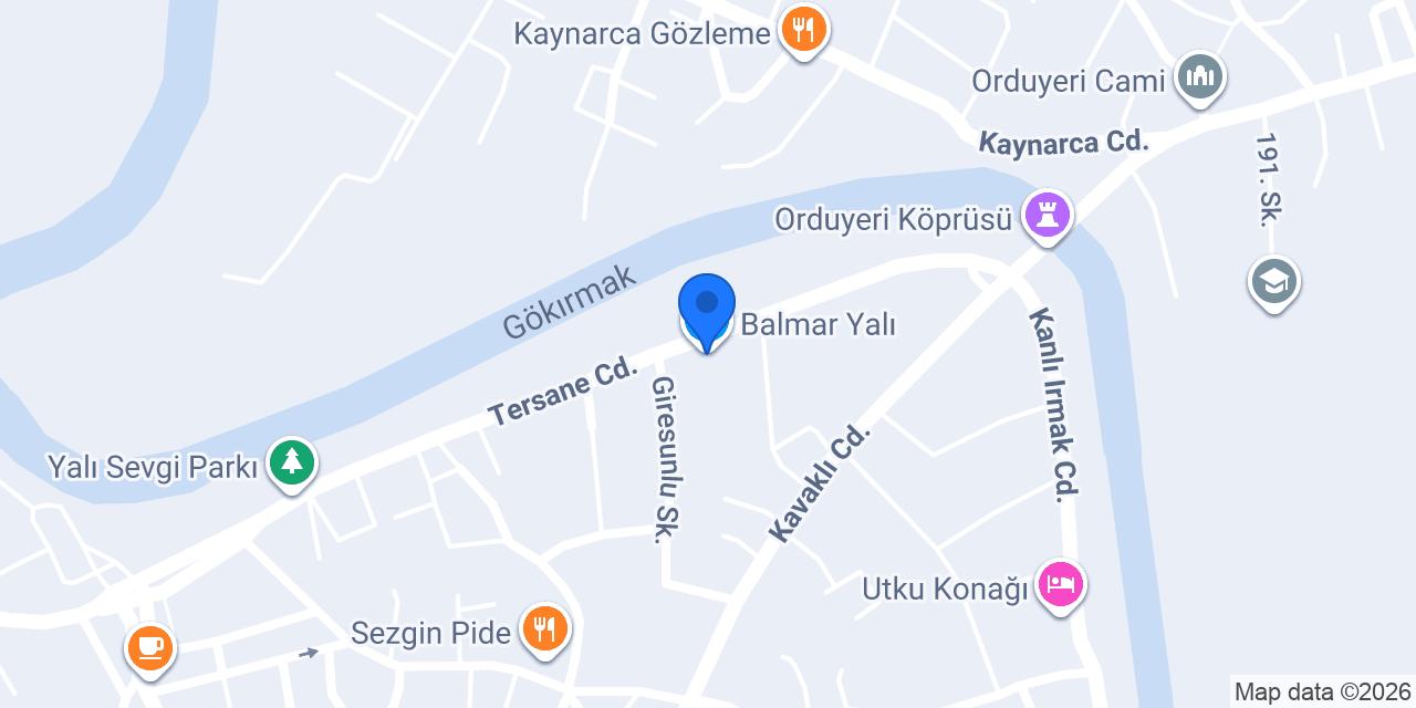 Balmar Yalı konumu