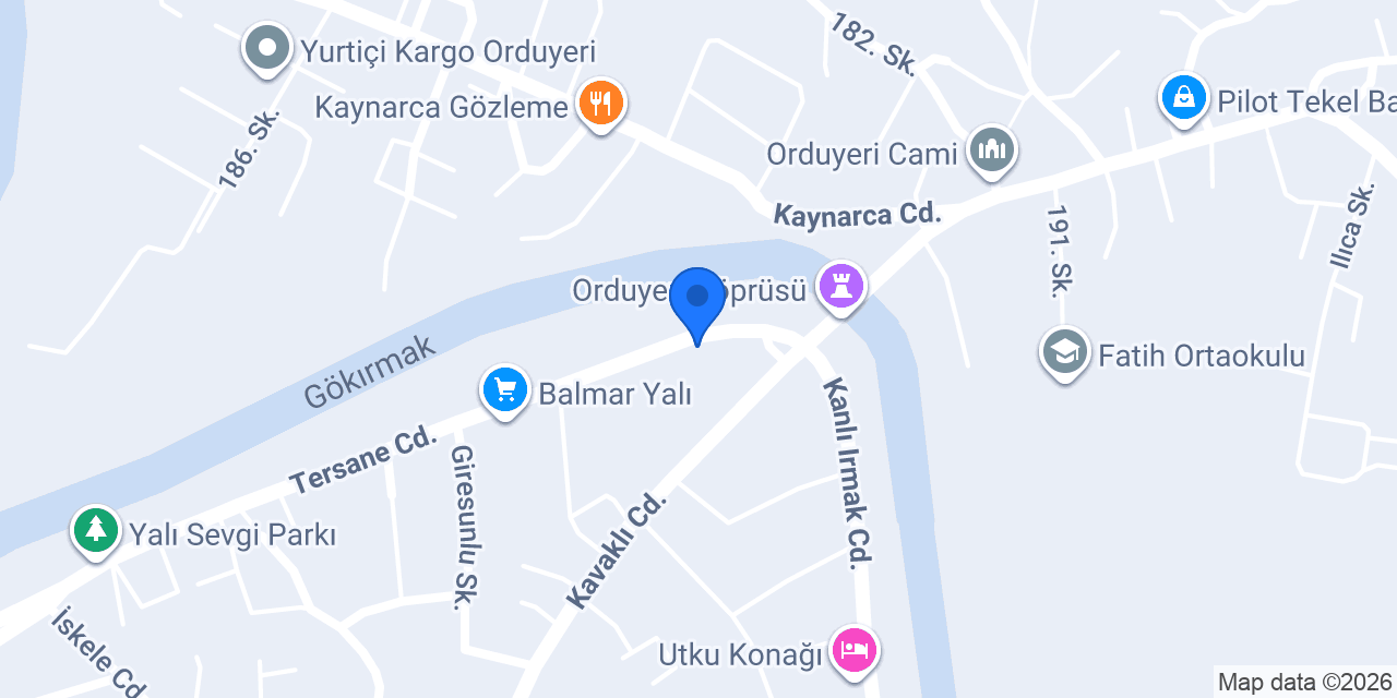 Hanem pide kebap çorba konumu