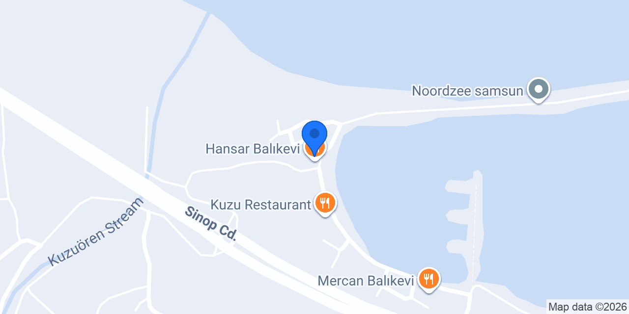 Hansar Balıkevi konumu