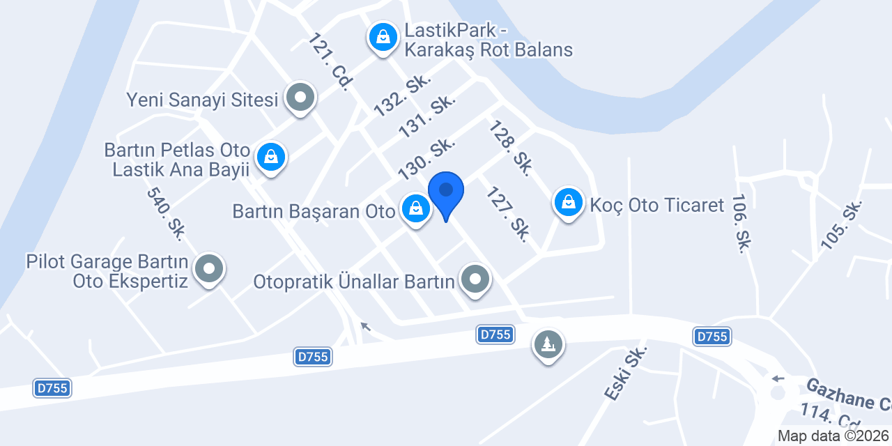 Önder Lastik konumu