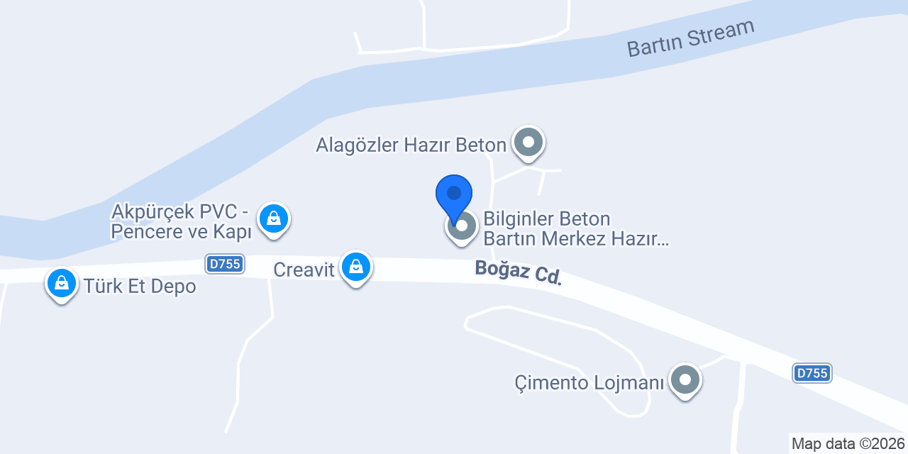 Alagözler Asfalt Ve Modifiye Bitüm Plenti Bartın konumu