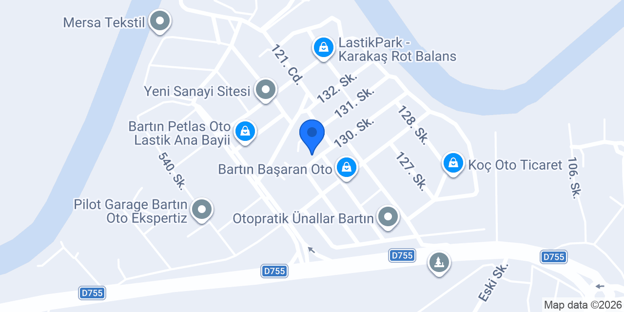 Dağlıoğlu Oto konumu