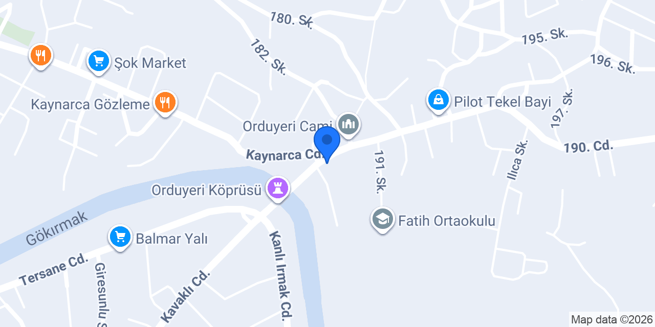 Bartın çınar balık evi konumu