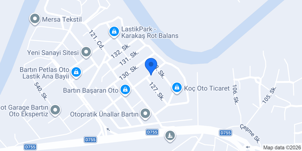Bartın civata teknik hırdavat konumu