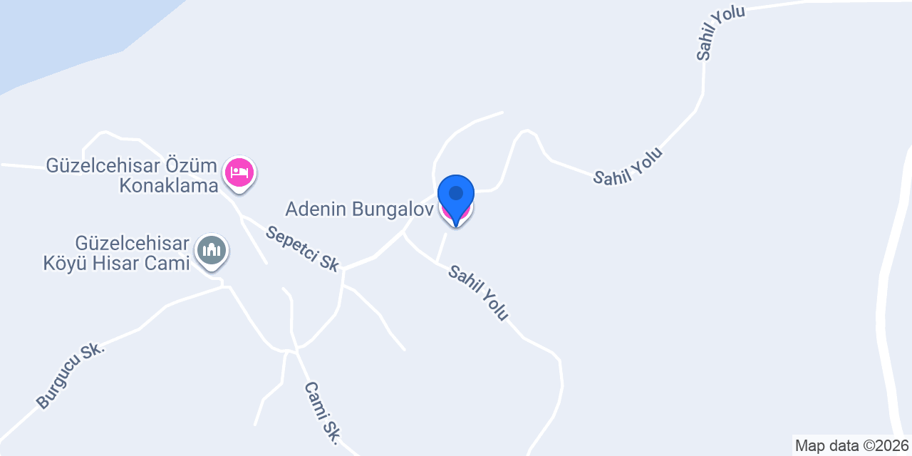 Adenin Bungalov konumu