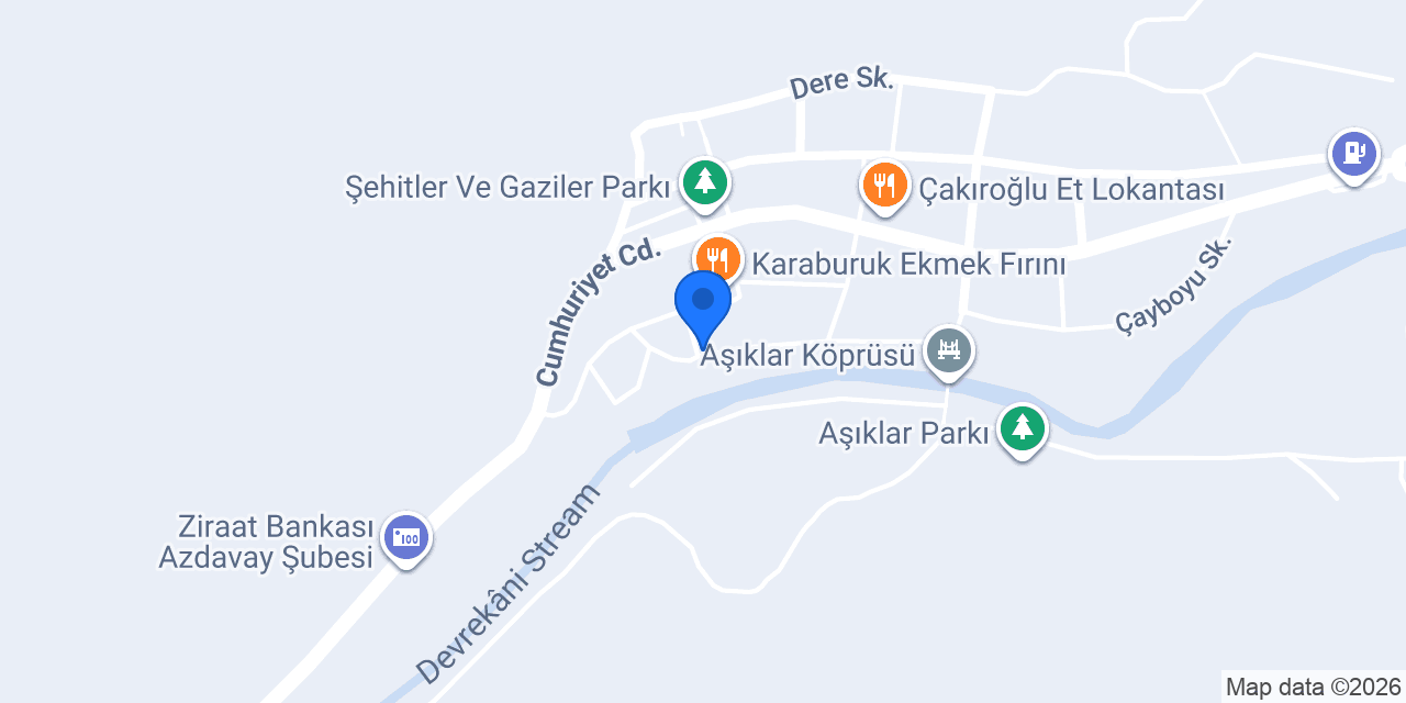 Şenel Oto Elektrik konumu