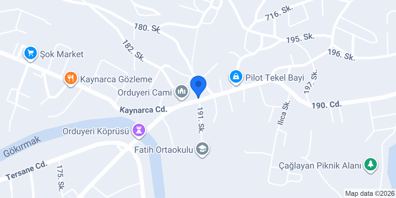 Elit pide ve lahmacun salonu konumu