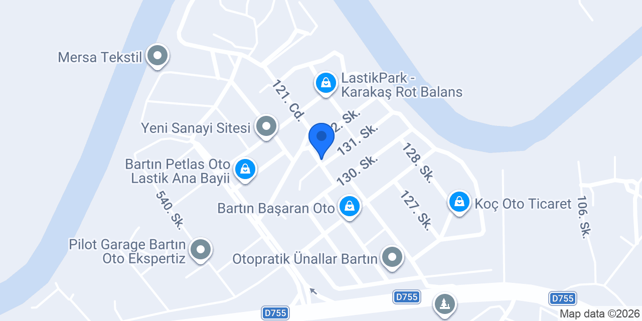 Baştan Oto Kaporta konumu