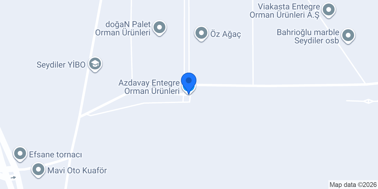 Azdavay Entegre Orman Ürünleri konumu