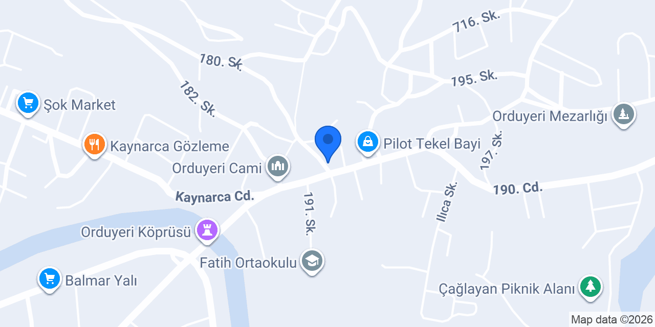 Bayrak Pastanesi konumu