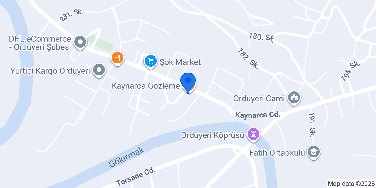 Kaynarca Gözleme konumu