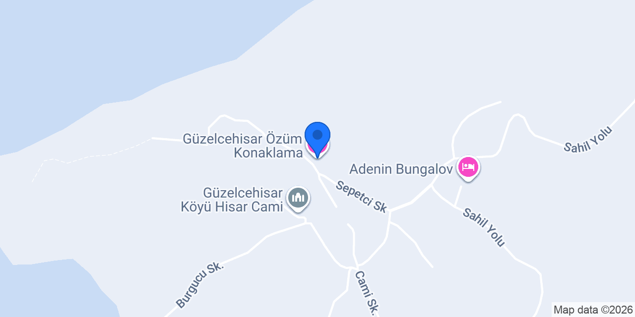 Güzelcehisar Özüm Konaklama konumu