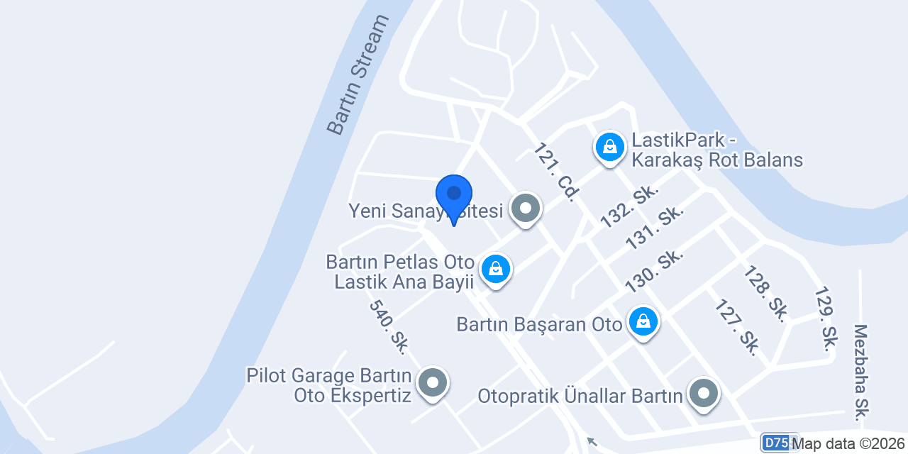 Bartın Prime Car Garage konumu