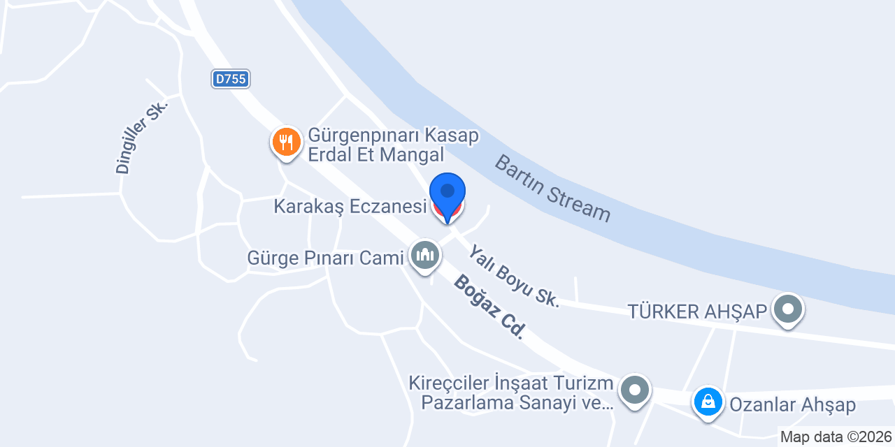 Karakaş Eczanesi konumu