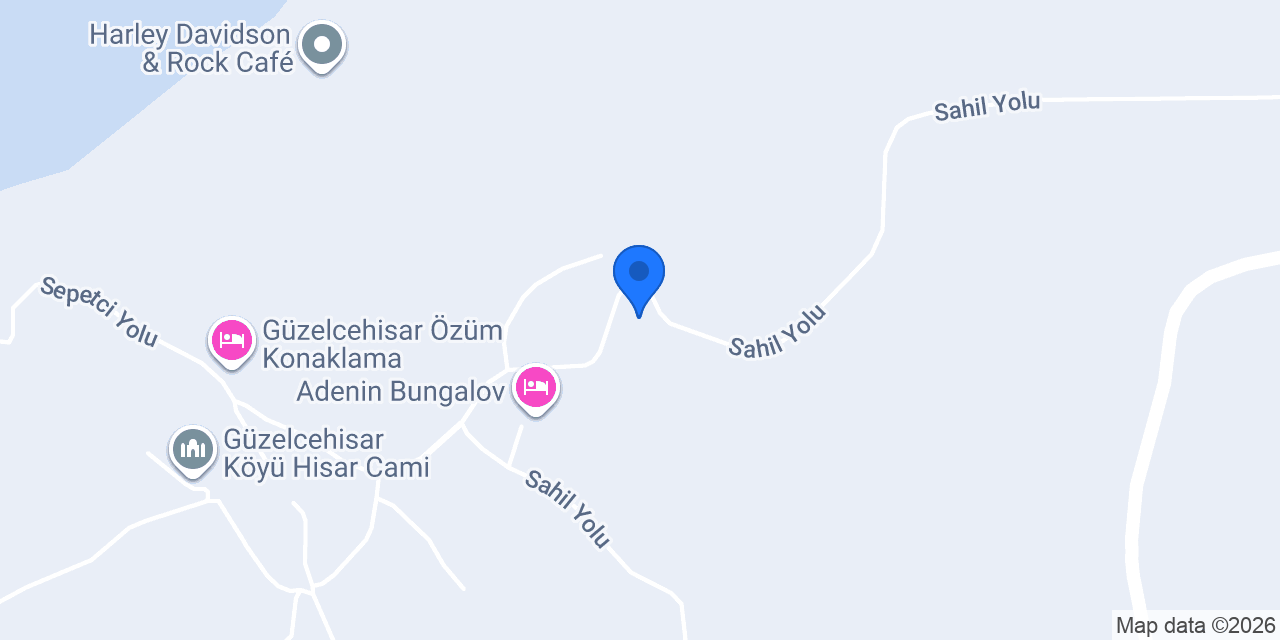 Bartın bungalov konaklama konumu