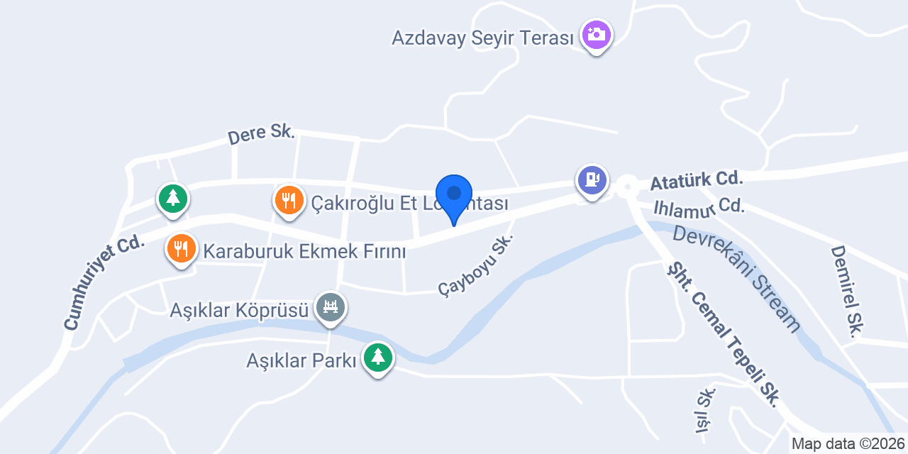 Azdavay bayan Kuaförü Nalan konumu