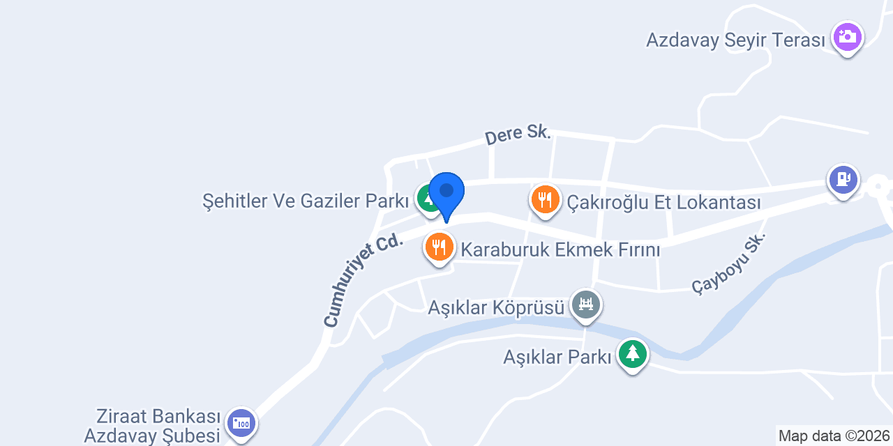Merkez Taksi konumu