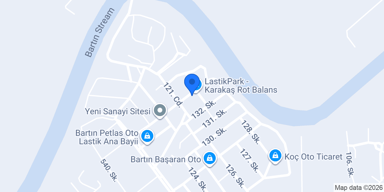 Işın Mobilya Bartın konumu