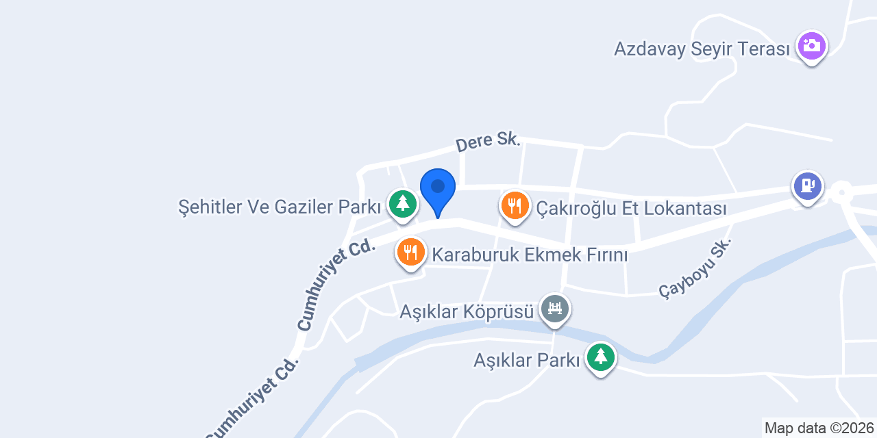 Bizim Pastane konumu