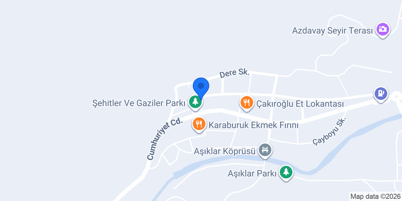 Kömüroğlu Ticaret konumu