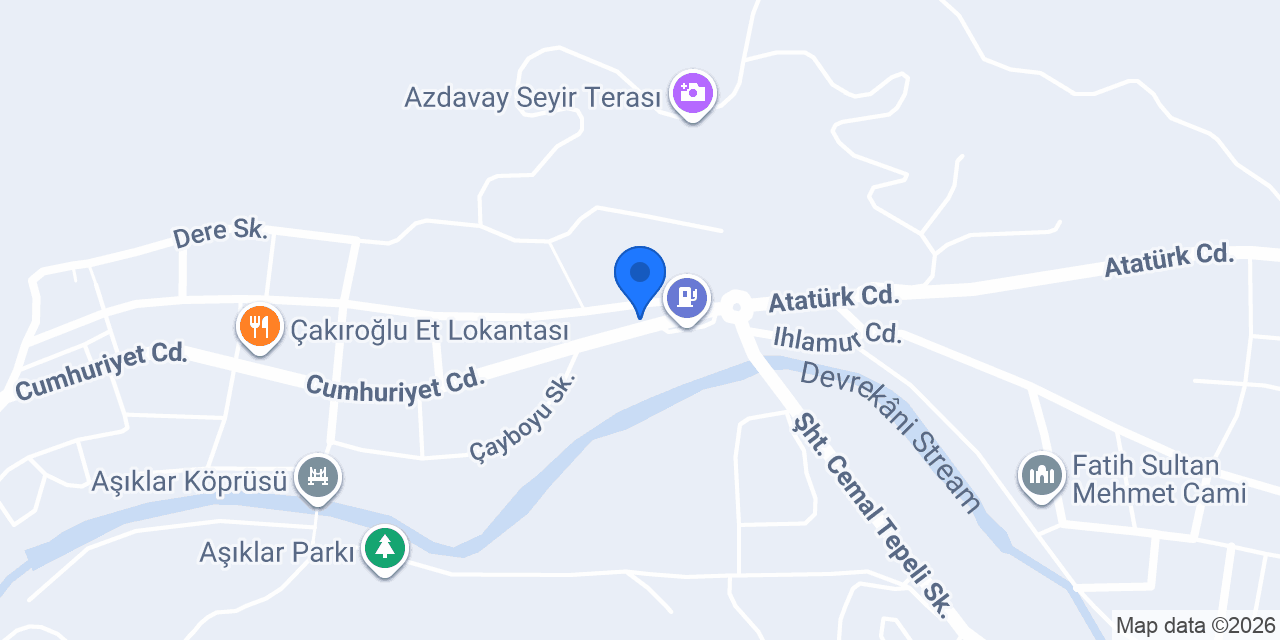 Karadeniz Tekel Bayii konumu