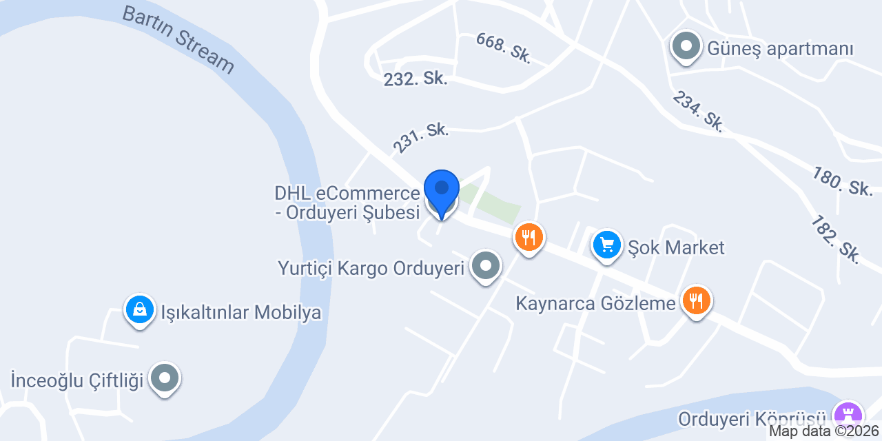 DHL eCommerce - Orduyeri Şubesi konumu