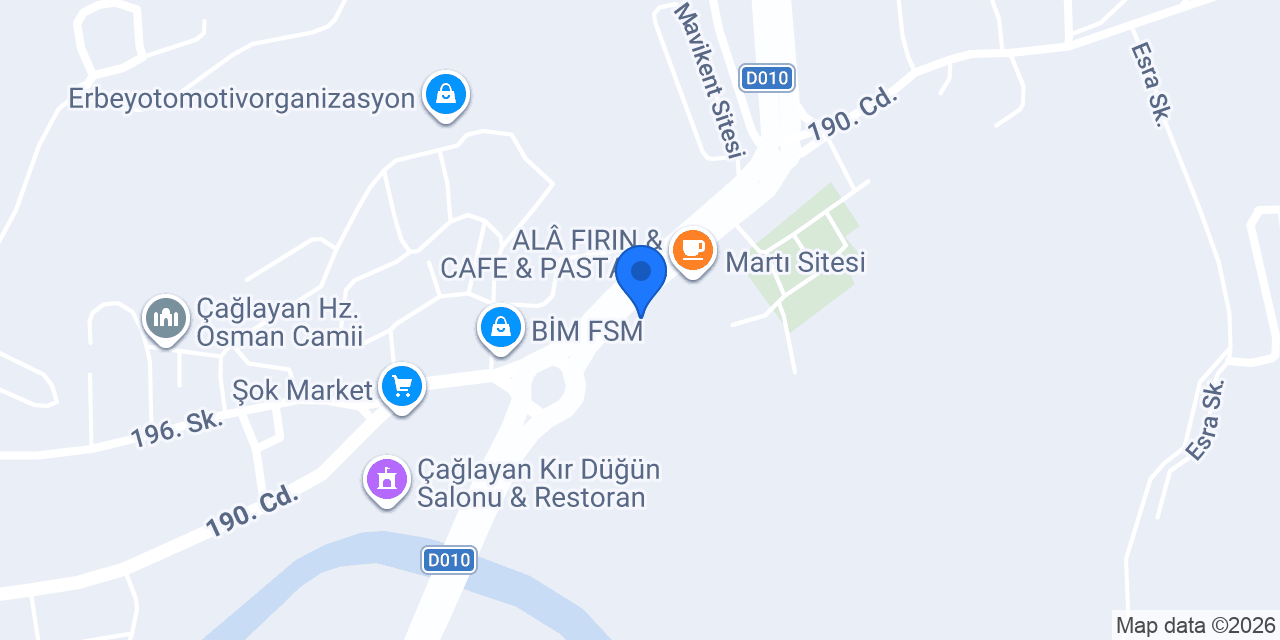 Ensar Ticaret konumu