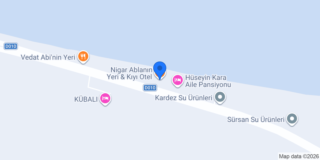 Nigar Ablanın Yeri & Kıyı Otel konumu
