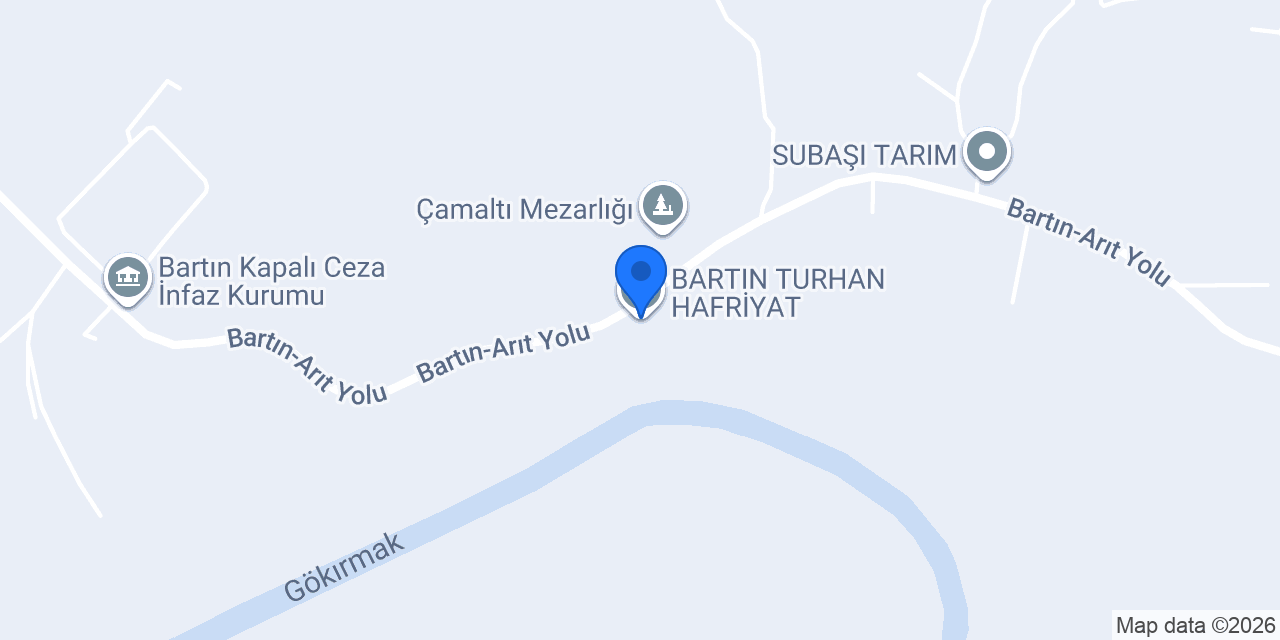 BARTIN TURHAN HAFRİYAT konumu