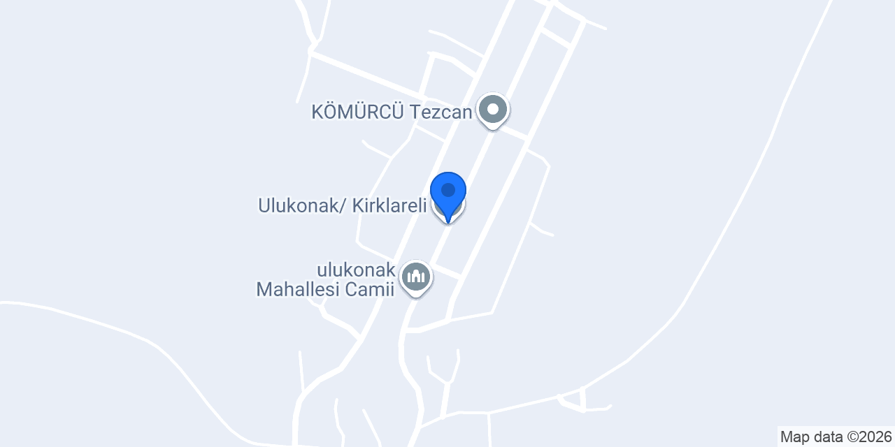 Ulukonak/ Kirklareli konumu