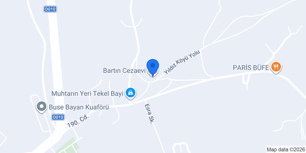 Bartın Cezaevi konumu