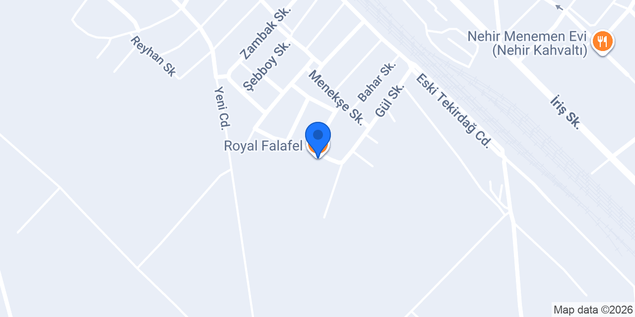 Royal Falafel konumu