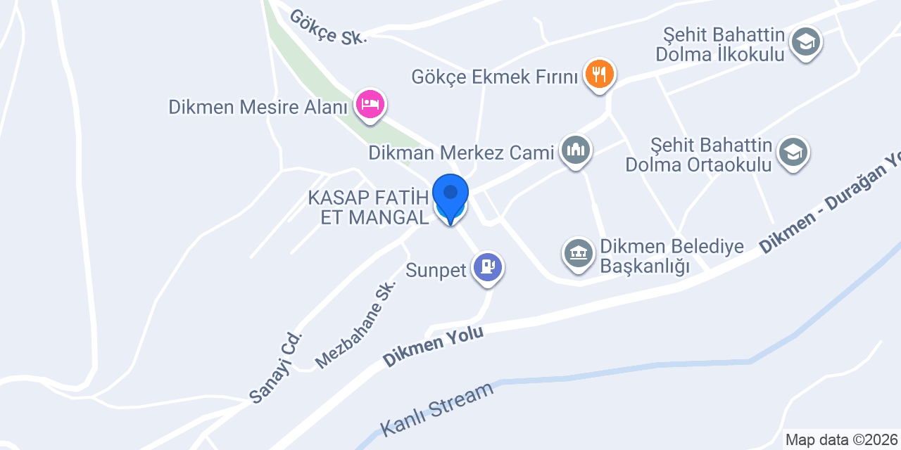 KASAP FATİH ET MANGAL konumu