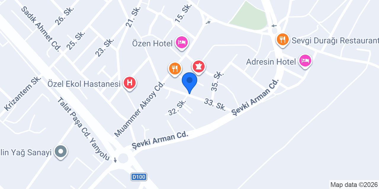 Edirne Taş Öğrenci Yurtları konumu