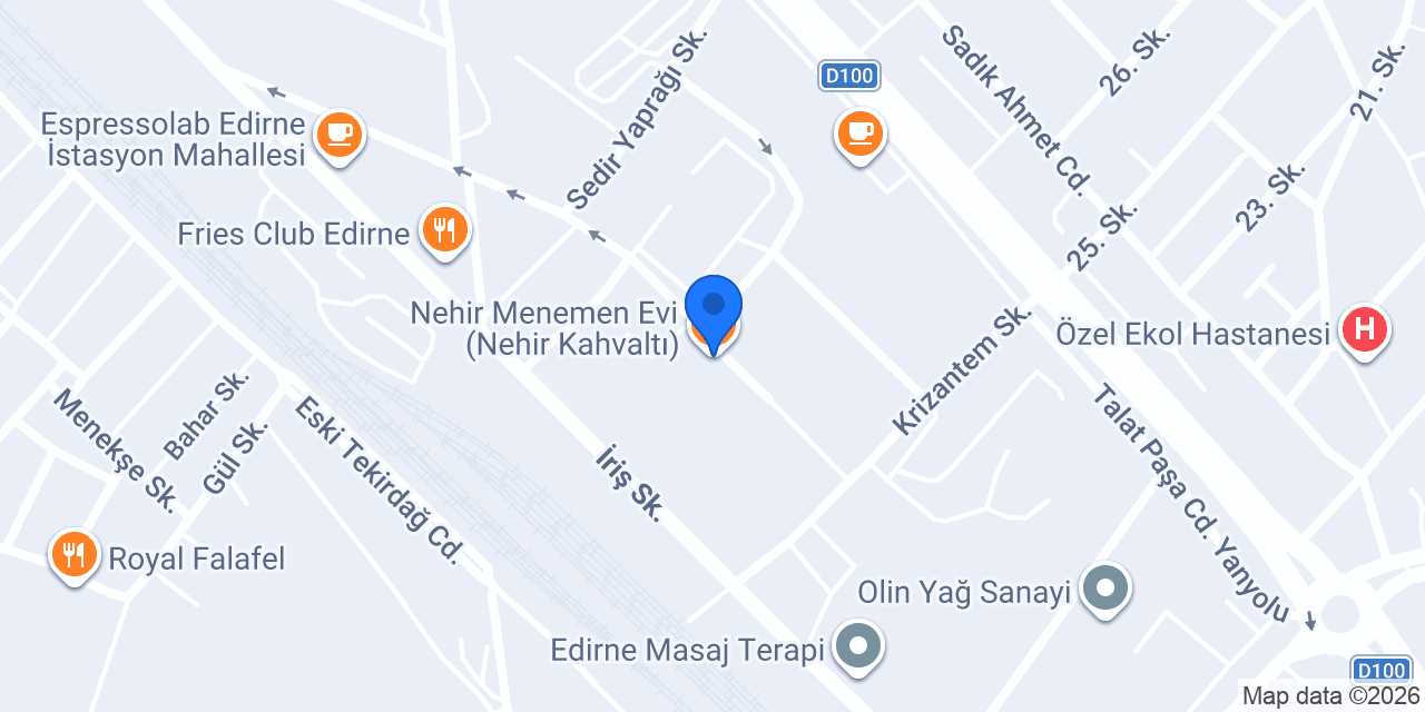 Nehir Menemen Evi (Nehir Kahvaltı) konumu