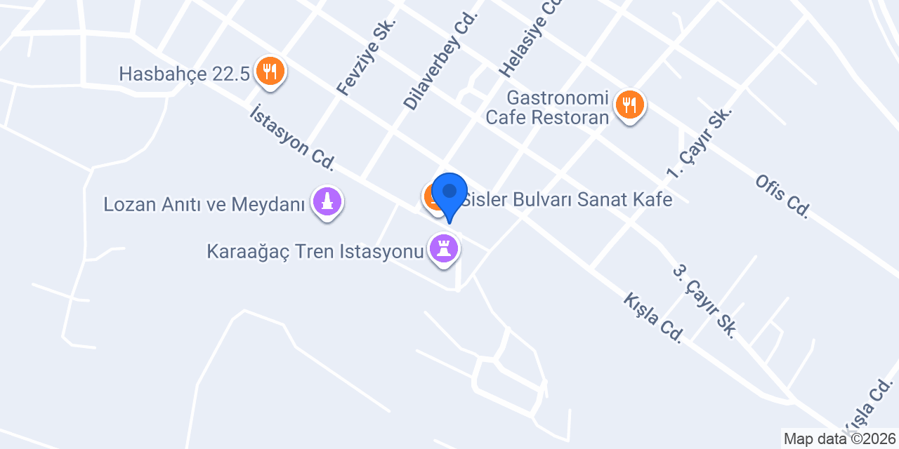 Akıncan Meyhanesi konumu