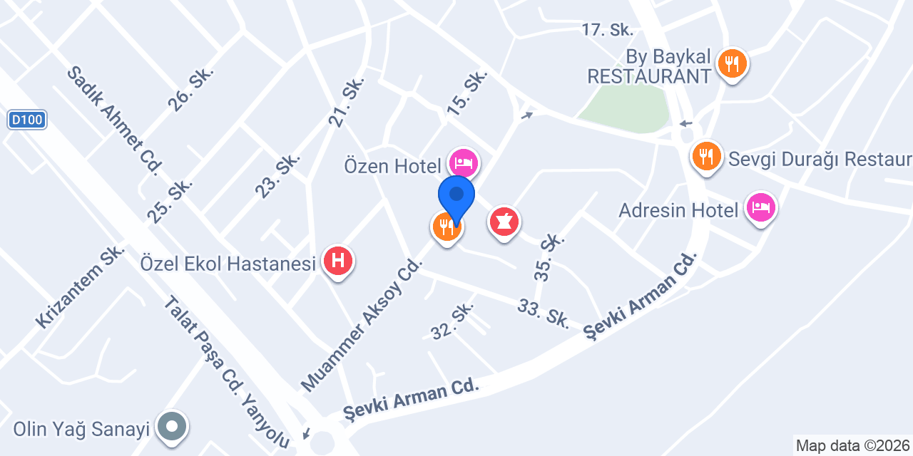 Altıerler Eczanesi konumu