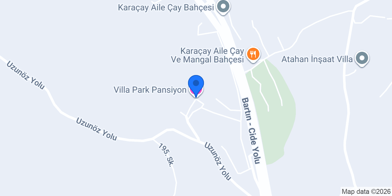 Villa Park Pansiyon konumu