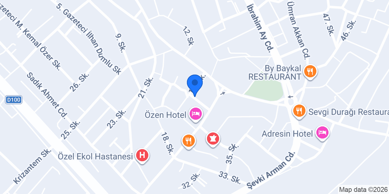 Özel Alfa özel öğretim Kursu konumu