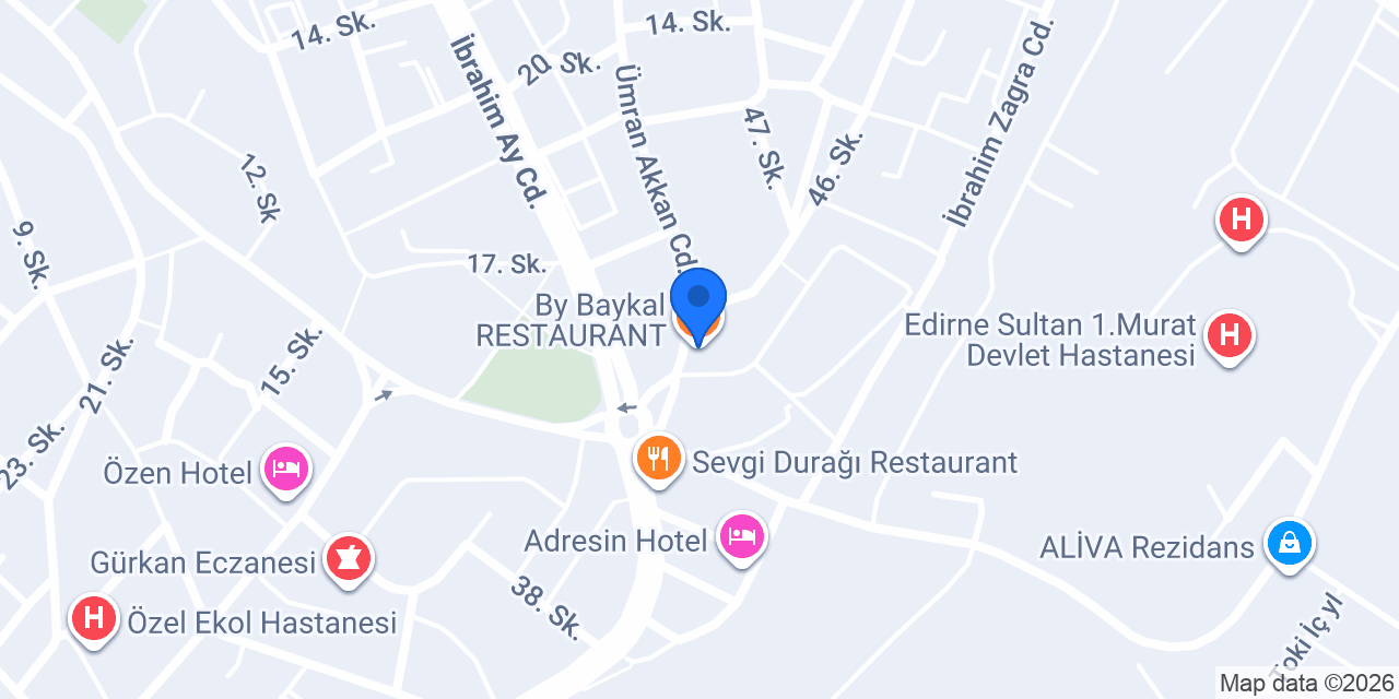 By Baykal RESTAURANT konumu