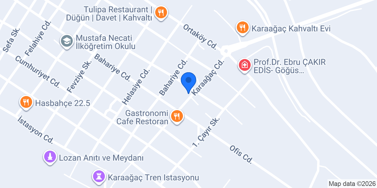Çağlar Eczanesi konumu