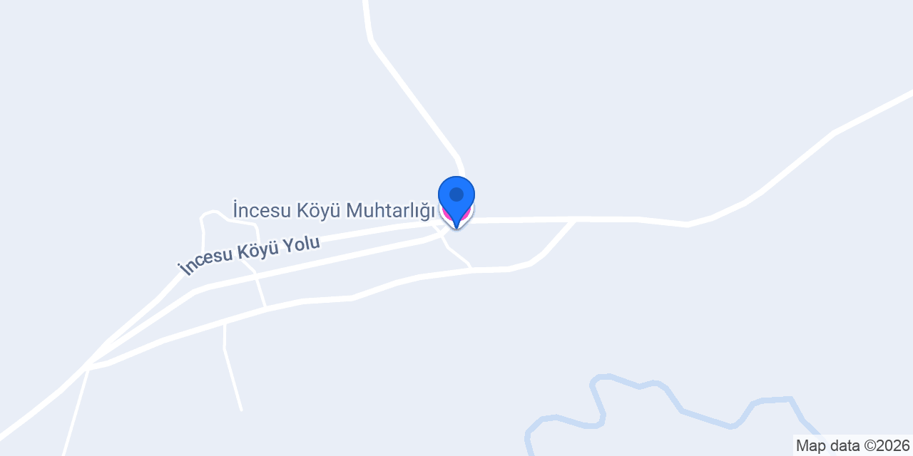İncesu Köyü Muhtarlığı konumu