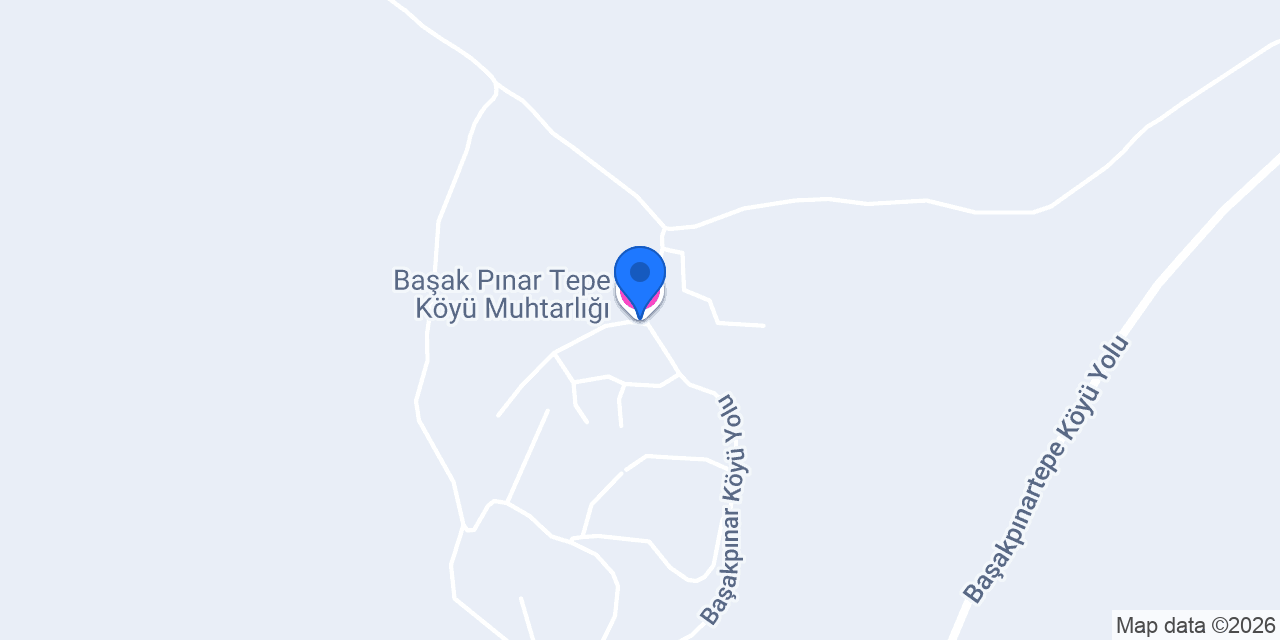 Başak Pınar Tepe Köyü Muhtarlığı konumu