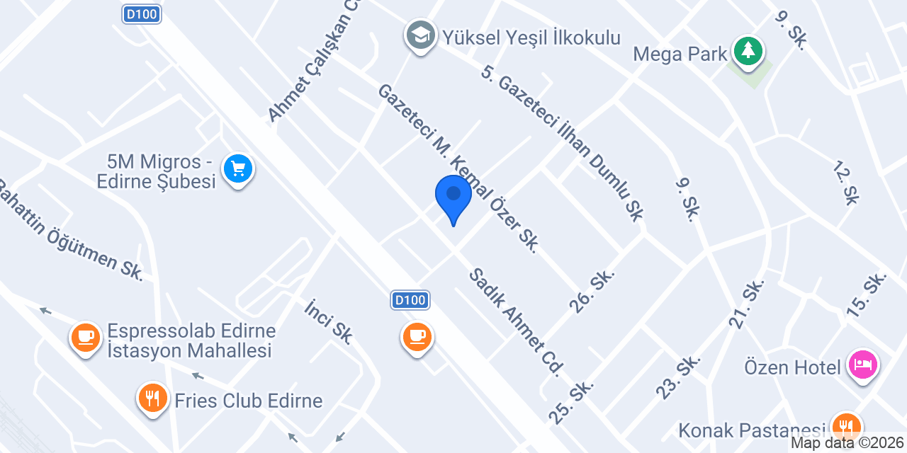 Bey Mimarlık konumu
