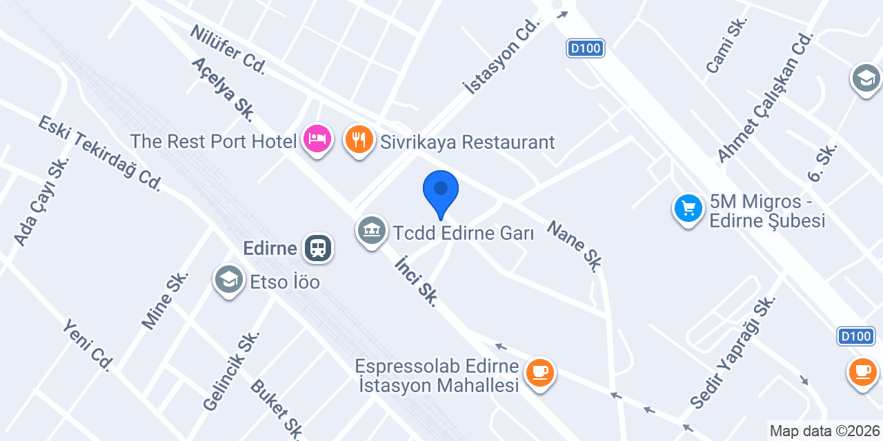 Edirne Mavi Emlak konumu