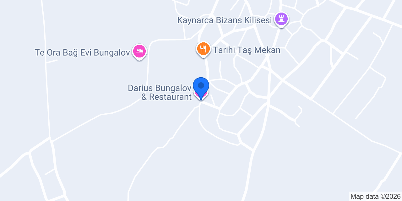Darius Bungalov & Restaurant konumu
