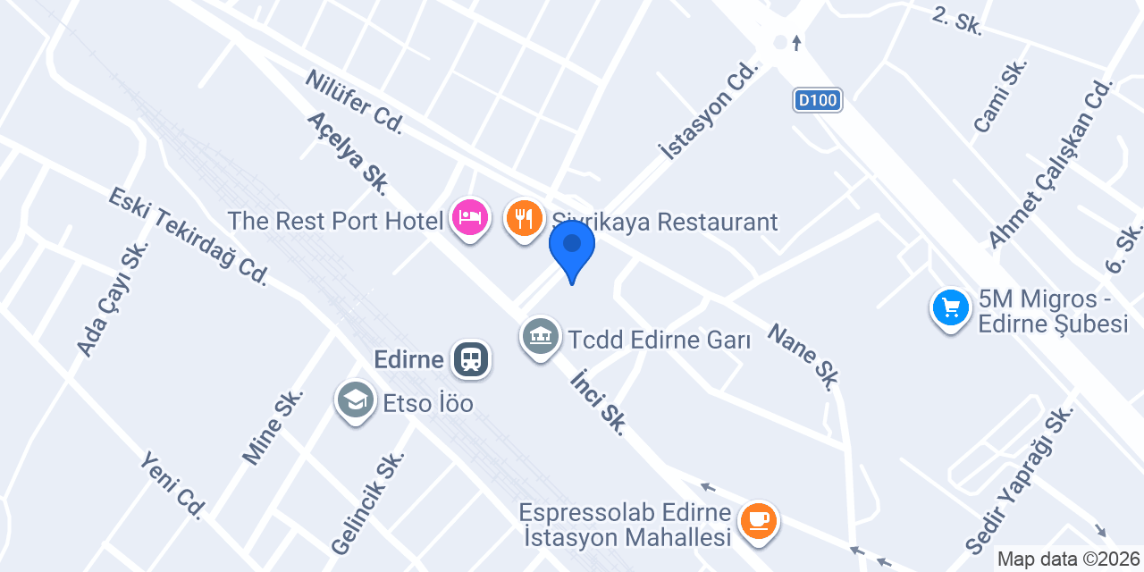 Motocity Edirne konumu