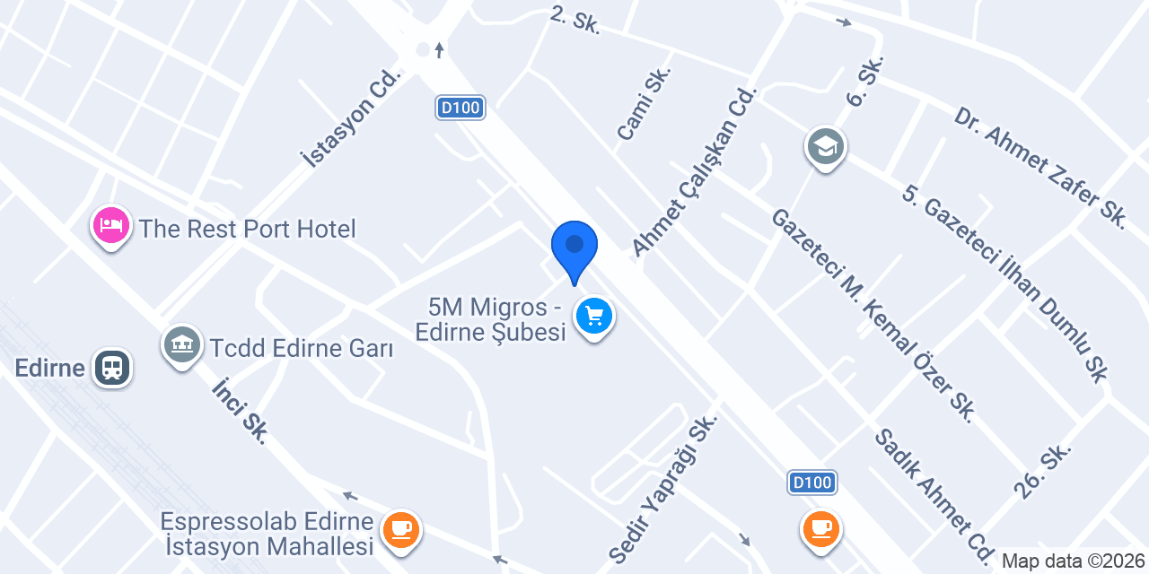 Budget Edirne konumu