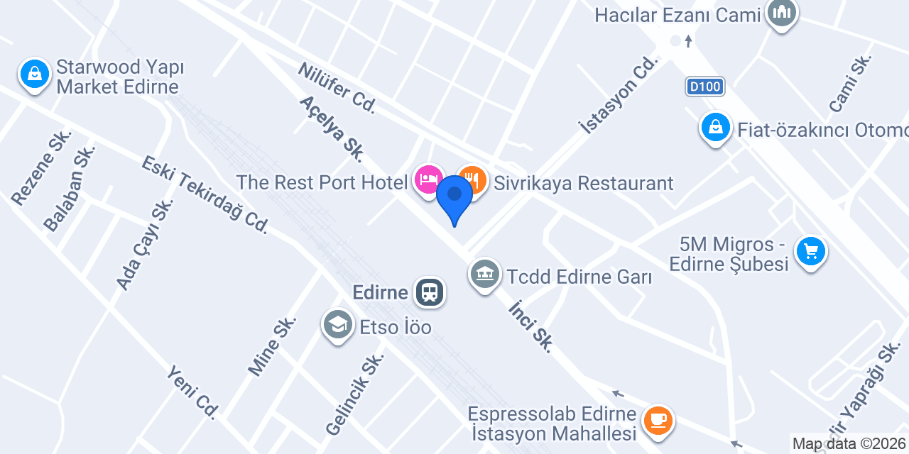 Zirve Mobilya Edirne konumu