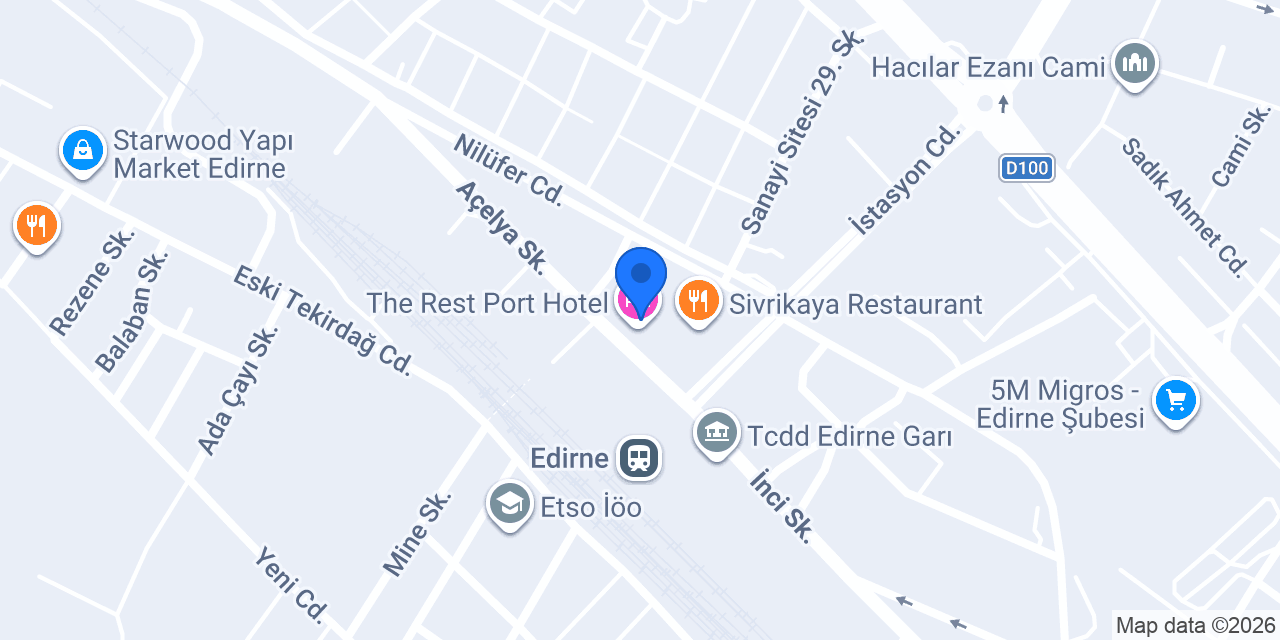 Derin Mavi Balık Restorant konumu